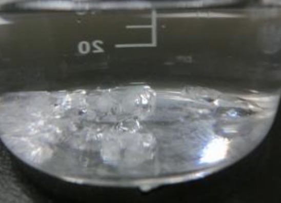 たのしい溶解 ミョウバンの結晶